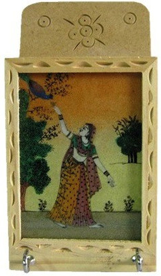 67% OFF on Craft Mansion Wood Key Holder(2 Hooks)