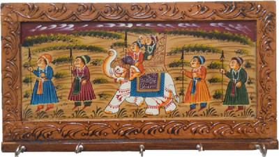 73% OFF on JaipurCrafts Rajwada Haritage Wood Key Holder(5 Hooks, Multicolor) 73% OFF on JaipurCrafts Rajwada Haritage Wood Key Holder(5 Hooks, Multicolor)