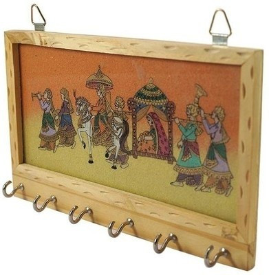 70% OFF on JaipurCrafts Rajasthani Bani Thani Gemstone Wood Key Holder(6 Hooks, Multicolor) 70% OFF on JaipurCrafts Rajasthani Bani Thani Gemstone Wood Key Holder(6 Hooks, Multicolor)
