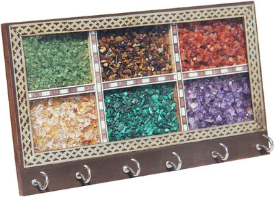 38% OFF on Handicrafts Paradise Wooden, Glass, Stoneware Key Holder(6 Hooks, Multicolor) 38% OFF on Handicrafts Paradise Wooden, Glass, Stoneware Key Holder(6 Hooks, Multicolor)