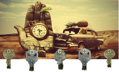 50% OFF on Go Hooked Wooden Key Holder(5 Hooks, Multicolor) 50% OFF on Go Hooked Wooden Key Holder(5 Hooks, Multicolor)