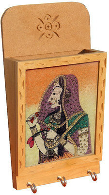 35% OFF on Handicrafts Paradise Wooden, Glass, Stoneware Key Holder(3 Hooks, Multicolor) 35% OFF on Handicrafts Paradise Wooden, Glass, Stoneware Key Holder(3 Hooks, Multicolor)