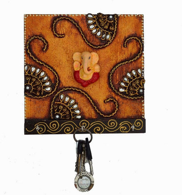 55% OFF on JaipurCrafts Lord Ganesha Wood Key Holder(3 Hooks, Multicolor) 55% OFF on JaipurCrafts Lord Ganesha Wood Key Holder(3 Hooks, Multicolor)