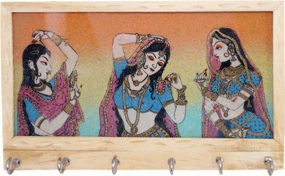 61% OFF on R S Jewels Handicrafts Gemstone Painting Wood Key Holder(6 Hooks, Multicolor) 61% OFF on R S Jewels Handicrafts Gemstone Painting Wood Key Holder(6 Hooks, Multicolor)