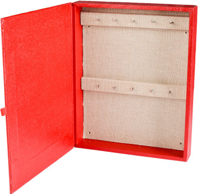 Eco-Leatherette KHB.Red Cotton Key Holder(10 Hooks) Eco-Leatherette KHB.Red Cotton Key Holder(10 Hooks)