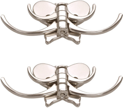 68% OFF on Doyours 2 Set Glossy Steel In Butterfly Design 4 - Pronged Hook(Steel Pack of 2) 68% OFF on Doyours 2 Set Glossy Steel In Butterfly Design 4 - Pronged Hook(Steel Pack of 2)