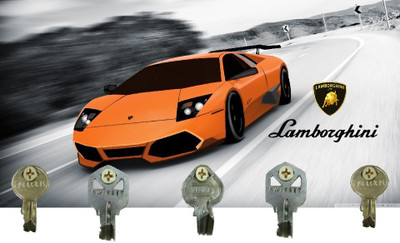 Go Hooked Wood, Iron Key Holder(5 Hooks)