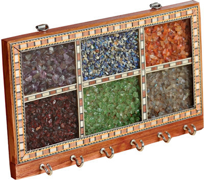 73% OFF on Traditional Rajasthan Gem Stone Wood Key Holder(6 Hooks, Multicolor) 73% OFF on Traditional Rajasthan Gem Stone Wood Key Holder(6 Hooks, Multicolor)