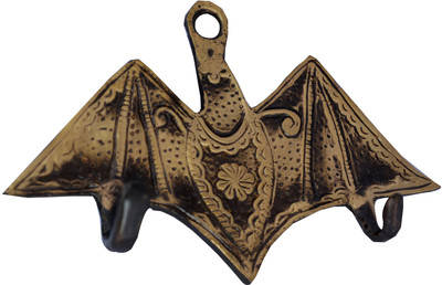 19% OFF on Aakrati Brass Key Holder(2 Hooks, Brown) 19% OFF on Aakrati Brass Key Holder(2 Hooks, Brown)