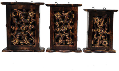 37% OFF on Woodstock Wooden Key Holder(5 Hooks, Brown) 37% OFF on Woodstock Wooden Key Holder(5 Hooks, Brown)