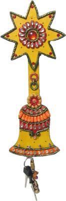 52% OFF on eCraftIndia Bell Paper Key Holder(4 Hooks, Multicolor) 52% OFF on eCraftIndia Bell Paper Key Holder(4 Hooks, Multicolor)