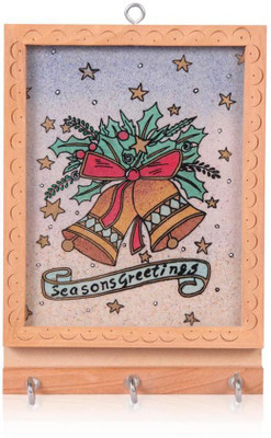 27% OFF on rajwada arts Gemstone Painting Wood Key Holder(3 Hooks, Multicolor) 27% OFF on rajwada arts Gemstone Painting Wood Key Holder(3 Hooks, Multicolor)