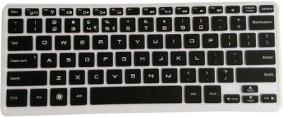 Saco Dell XPS 13 Laptop Keyboard Skin(Black, White) available at flipkart for Rs.355
