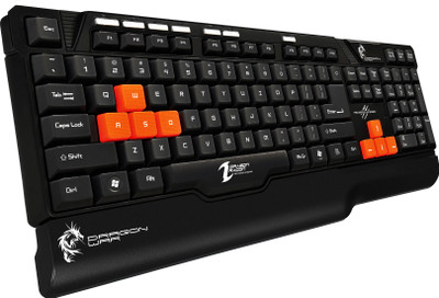 

Dragon War GK-003 Dragon Racon Wired USB Gaming Keyboard(Black)