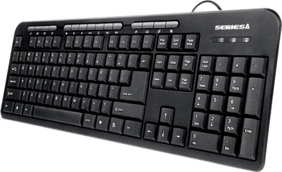 

Amkette Rocker Slim Multimedia RX4 Wired USB Laptop Keyboard