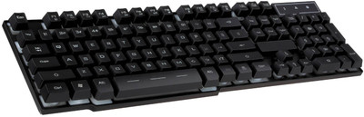 

BBC BBC (JADEL K 100) GAMING KEYBOARD WITH MECHANICAL suspension Wired USB Gaming Keyboard(Black)