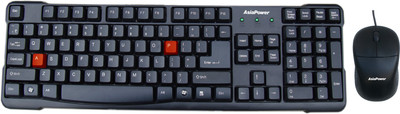 

Asia Power 207 Wired USB Laptop Keyboard(Black)