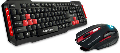 Dragon War Storm Gaming & 3200 Dpi Led Gaming Mouse Combo Wired Usb Keyboard(Black)