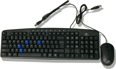 

Beekonnect ECO Wired USB Laptop Keyboard(Black)