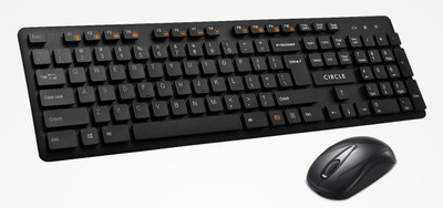 

Circle Rover A7 Black Wireless Laptop Keyboard(Black)