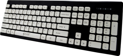 

Zazz ZKB0037 Wired USB Laptop Keyboard(White)