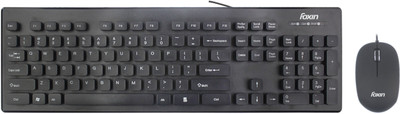 

Foxin FKM 801 Wired USB Laptop Keyboard(Black)