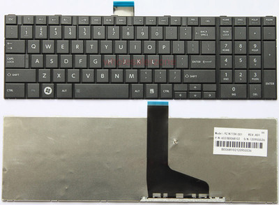 Hako C850 Toshiba Satelite Wireless Laptop Keyboard(Black)