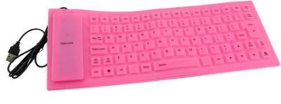 

Redeemer Flexo Wired USB Laptop Keyboard(Pink)