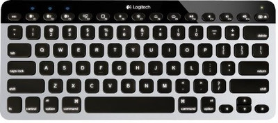 

Logitech 920-004161 Bluetooth Laptop Keyboard(Black, Silver)