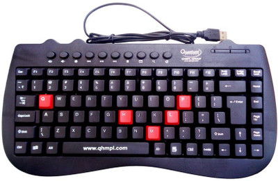 Quantum 7309 Wired USB Gaming Keyboard(Black)