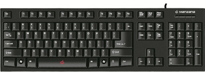 

Manzana Wordster Wired USB Laptop Keyboard(Black)