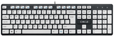

Circle C-23 Wired USB Laptop Keyboard(White)