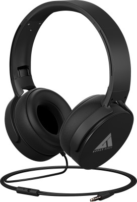 Boult Audio Bass Bud Q2 Wired Headset (Black, On the Ear)