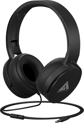 Boult Audio Bass Bud Q2 Wired Headset (Black, On the Ear)