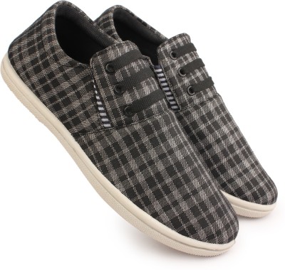 KANEGGYE Canvas shoes::Sneakers::Casual shoes::Partywear shoes::Outdoor shoes::Slip on sneakers::Dancing shoes::Stylish shoes::Quality shoes::Shoes::Walking shoes::Shoes for men::Men's shoes Party Wear For Men(Black , 6)