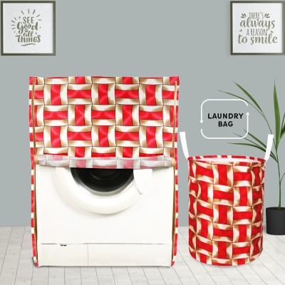 E-Retailer Front Loading Washing Machine  Cover(Width: 58 cm, Red)