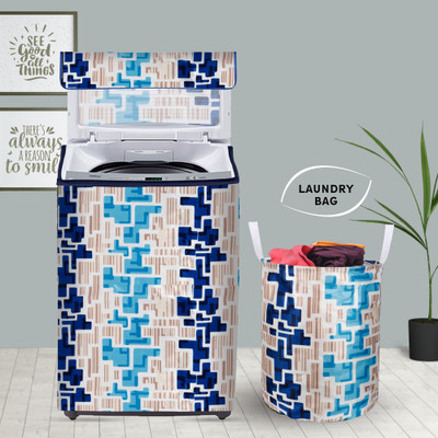 E-Retailer Top Loading Washing Machine  Cover(Width: 58 cm, Blue)