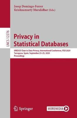 Privacy in Statistical Databases(English, Paperback, unknown)