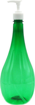 HARSH PET Empty Refillable Neer Lotion Pump Bottle 1000 ml Bottle(Pack of 1, Green, Plastic)