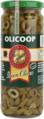 Olicoop Green Sliced Olive Olives(450 g)