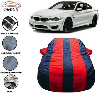 MoTRoX Car Cover For BMW M4 (With Mirror Pockets)(Red, Blue)