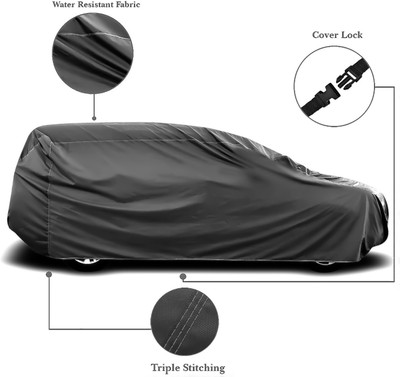 ANTHUB Car Cover For Mahindra TUV300 (Without Mirror Pockets)(Grey)
