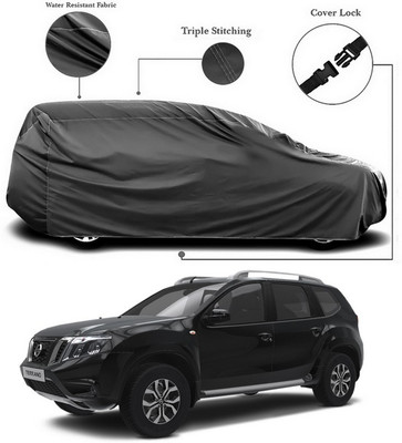 SEBONGO Car Cover For Nissan Terrano (Without Mirror Pockets)(Grey)