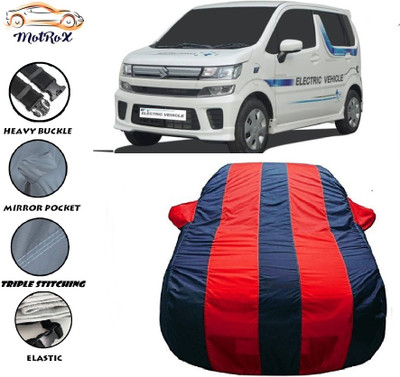 MoTRoX Car Cover For Jeep Wrangler (With Mirror Pockets)(Red, Blue)