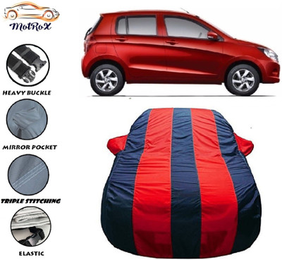 MoTRoX Car Cover For Maruti Suzuki Celerio (With Mirror Pockets)(Red, Blue)