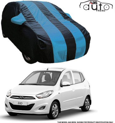 ABS AUTO TREND Car Cover For Hyundai i10 (With Mirror Pockets)(Multicolor)