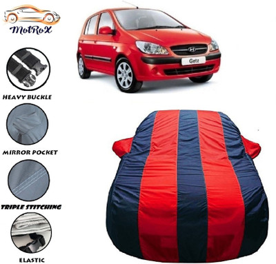 MoTRoX Car Cover For Hyundai Getz Prime (With Mirror Pockets)(Red, Blue)