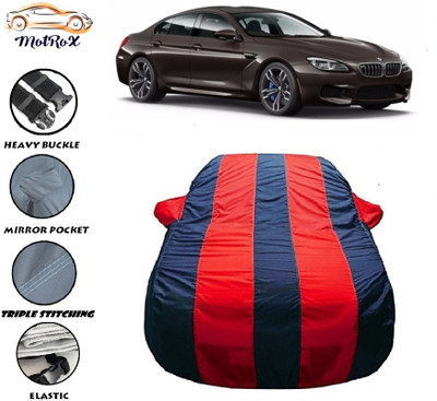 MoTRoX Car Cover For BMW Gran Coupe (With Mirror Pockets)(Red, Blue)
