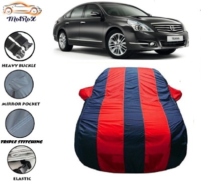 MoTRoX Car Cover For Nissan Teana (With Mirror Pockets)(Red, Blue)