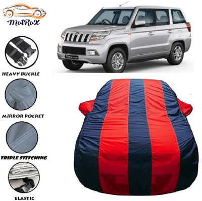 MoTRoX Car Cover For Toyota C-HR (With Mirror Pockets)(Red, Blue)